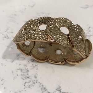 Gold colored bracelet